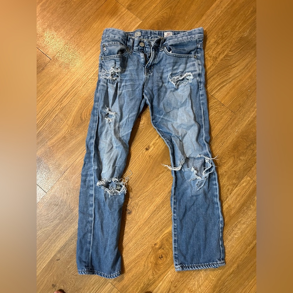 AG ex boyfriend crop Jean size 0